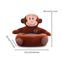 Soft Sofa Seat Soft Animal Sofa No Assembly for Playroom