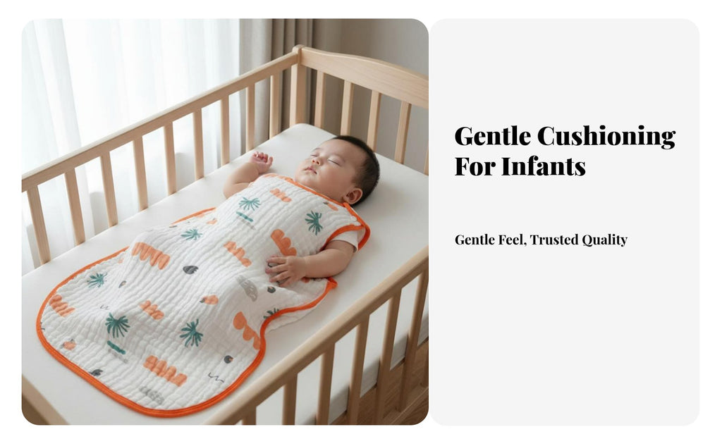 Sleeveless Gauze sleeping bag Antipush Design infant nightwear Wide fashion-forward for Infants
