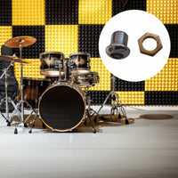 Drum Air Hole Screw Metal Percussion Accessory Includes Washers and Fasteners