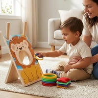 Lion Toss Board Interactive Children's Activity Colorful