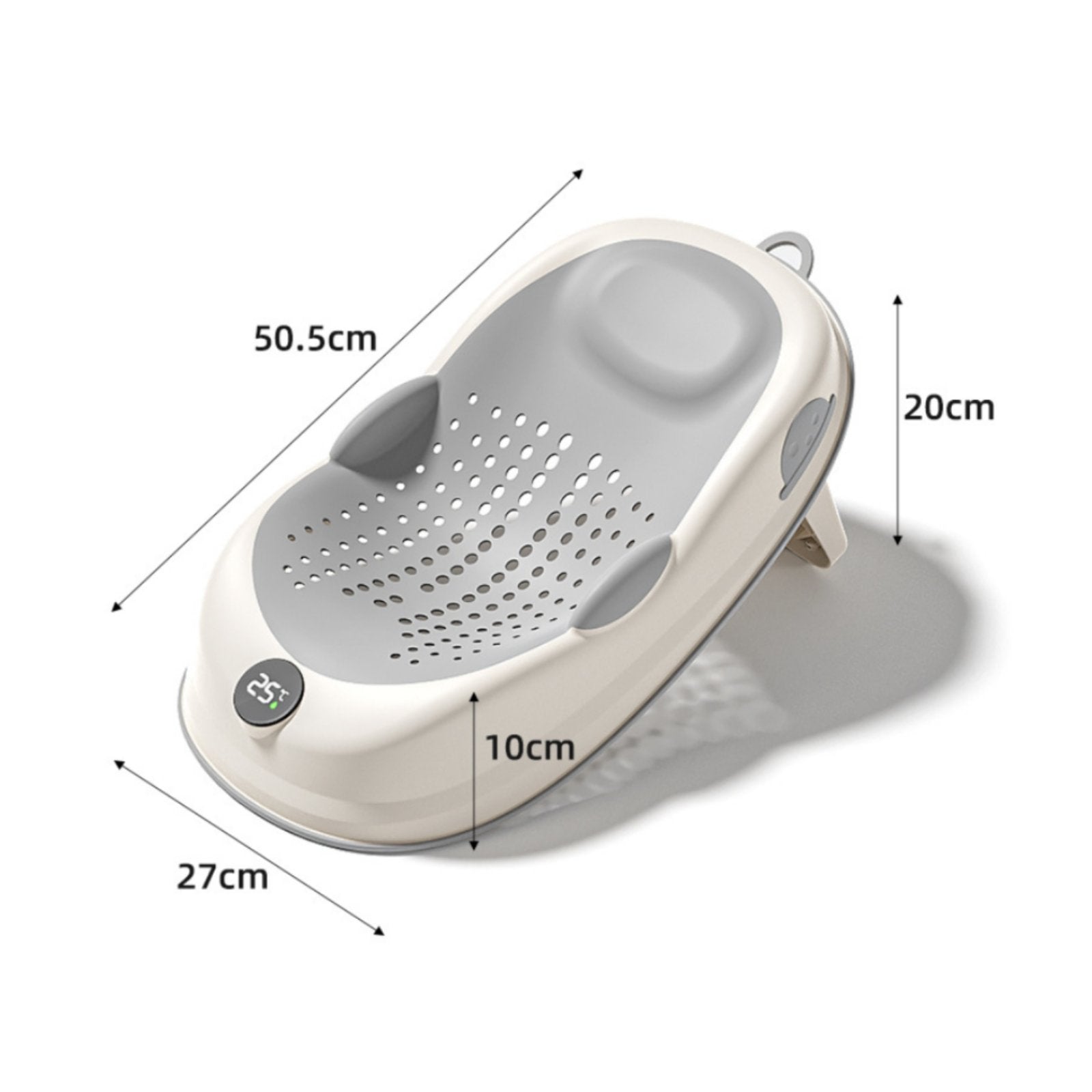 Newborn Bath Support Easy to Clean Baby Bath Seat Compact for Newborns