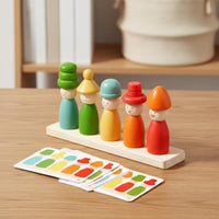 Color Emotion Stacking Game Hand-Eye Coordination for Preschoolers