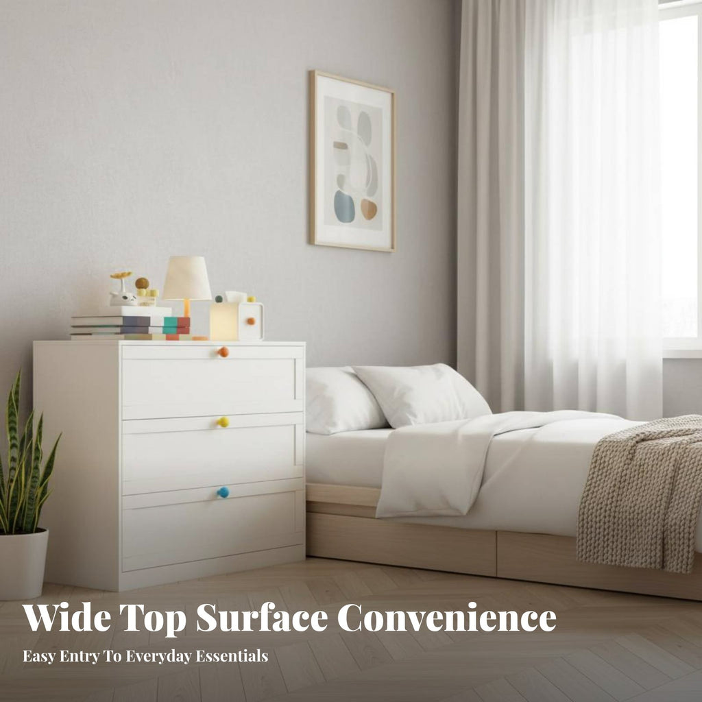 Upright Drawer Unit Formaldehyde-without 5-Drawer Upright Cabinet Large Capacity Minimalist Design for Homeowners, Office