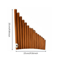 professional Pan Flute Handmade Bamboo Flute Chinese Traditional Musical Instrument for Beginners, Professionals