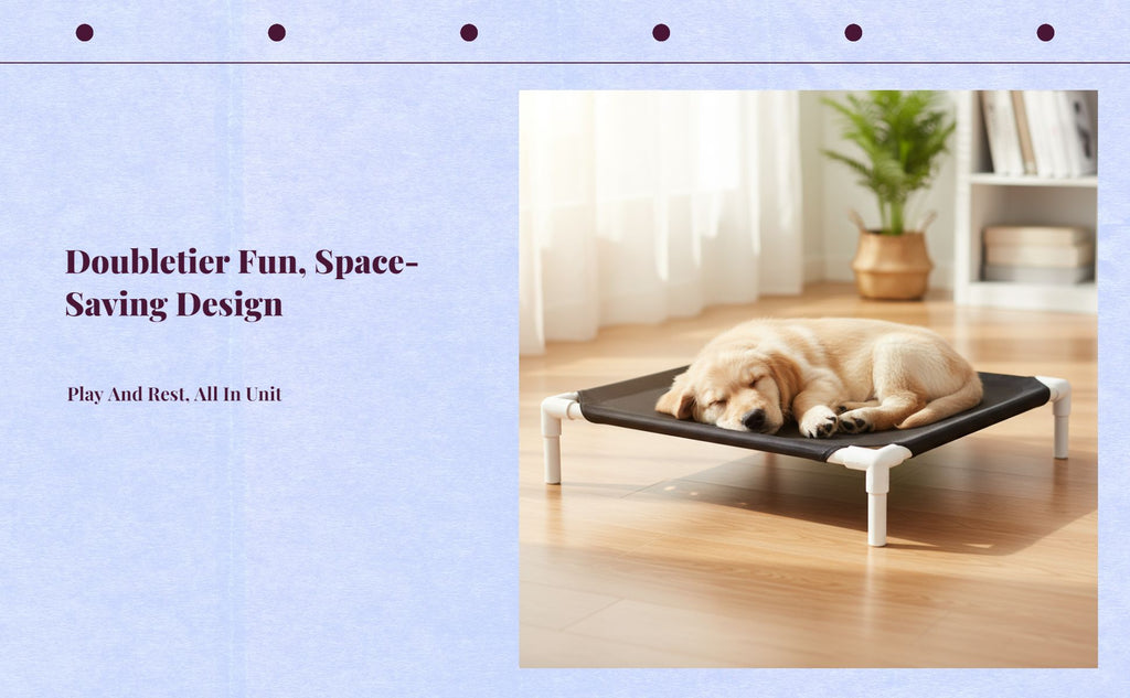 Breathable raised pet bed