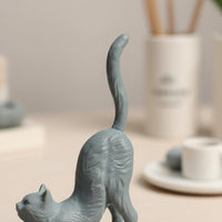1:64 Feline Model Collectible Home Decor Hand-Painted for Miniature Scene