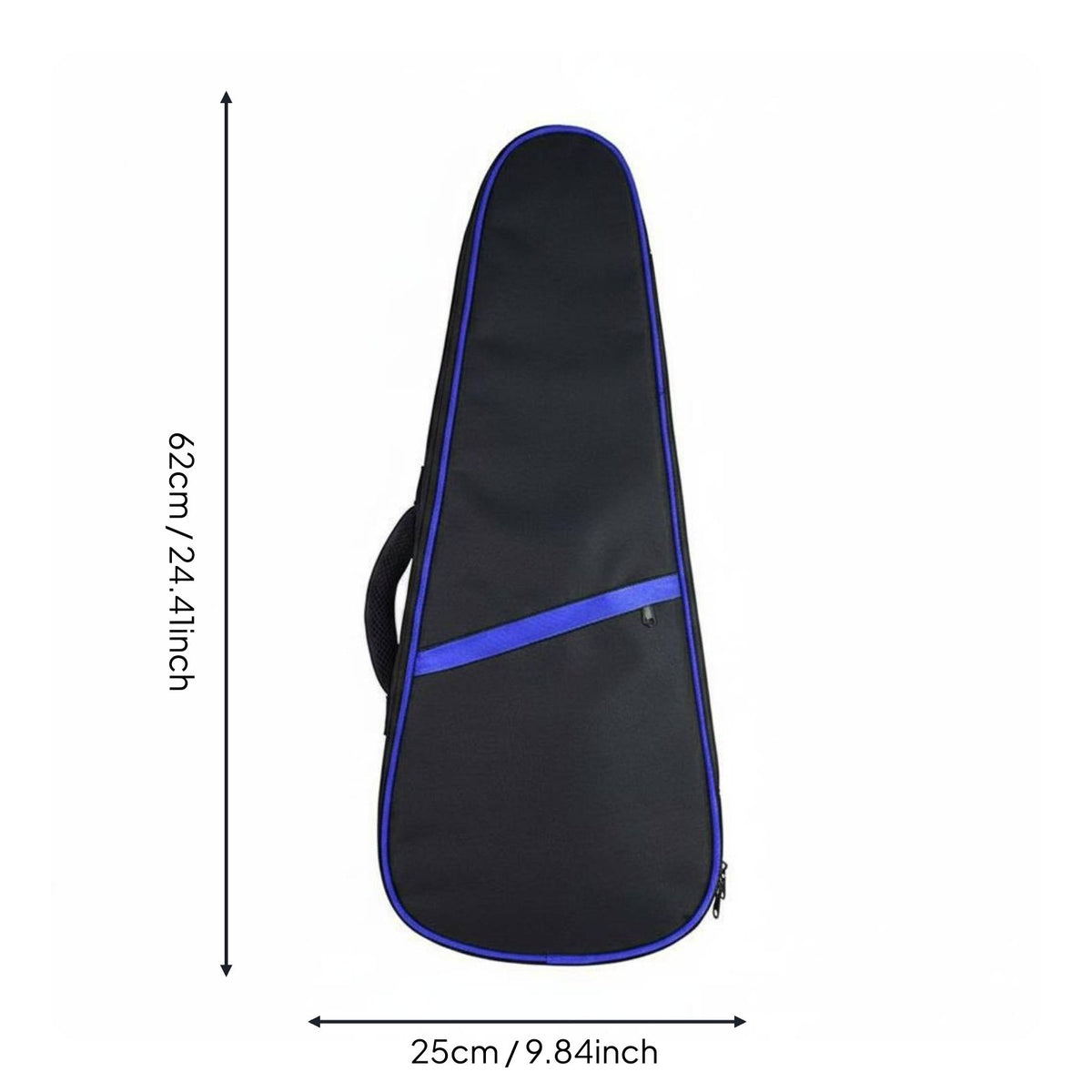Padded Ukulele Backpack Waterproof Musical Instrument Accessory Wear-Resistant for Artists, Storage