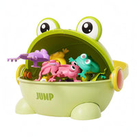 Frog Container Game Colorful Storage Container Toy Plastic
