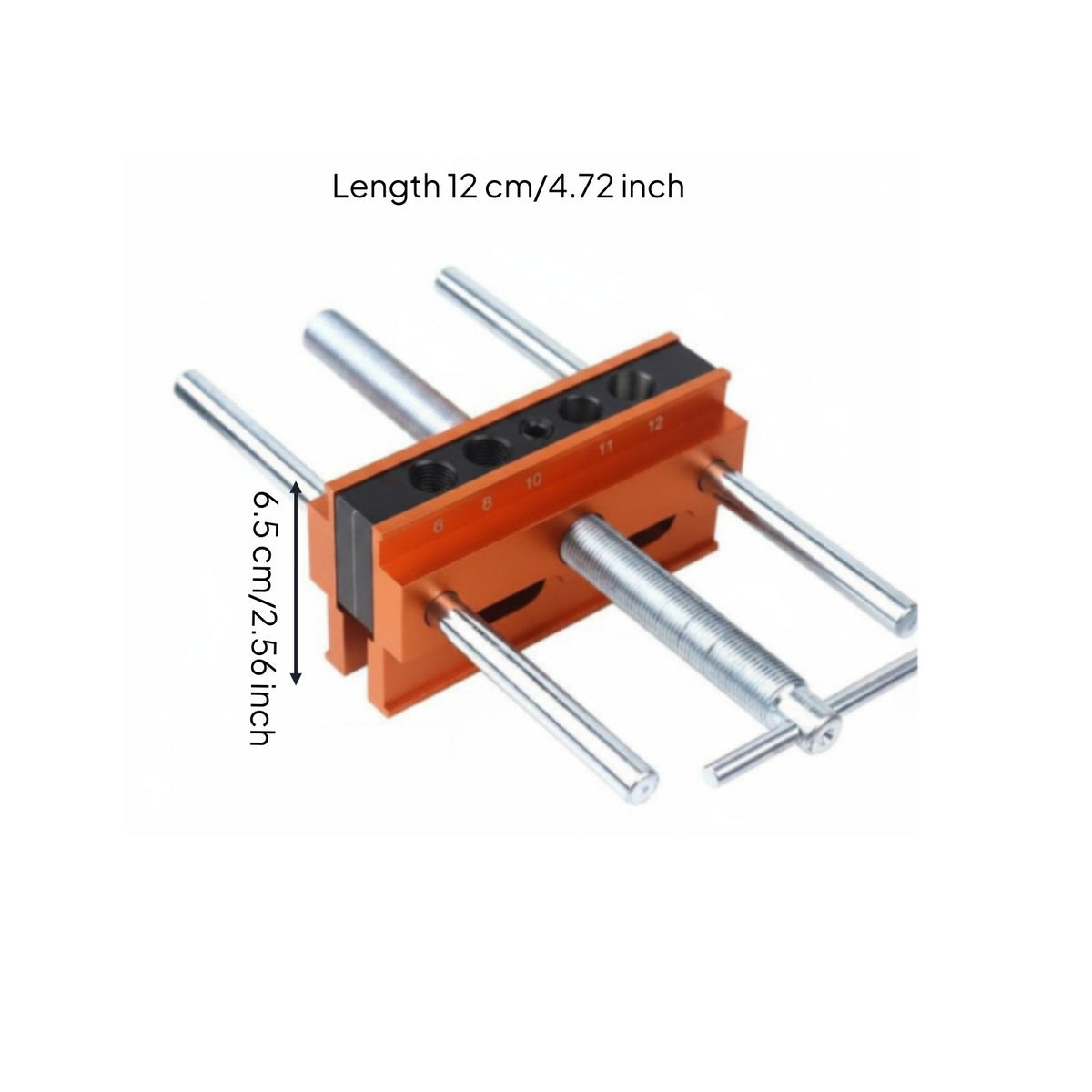 Self Centering Doweling Jig Wear-Resistant Dowel Drilling Jig for Cabinet Making