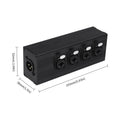 XLR to TRS Splitter Balanced Connection XLR Splitter Box Aluminum Alloy Chassis