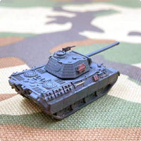 1:144 Tank Model Collectible Panther Tank Model armored vehicle Toy for Desk Display
