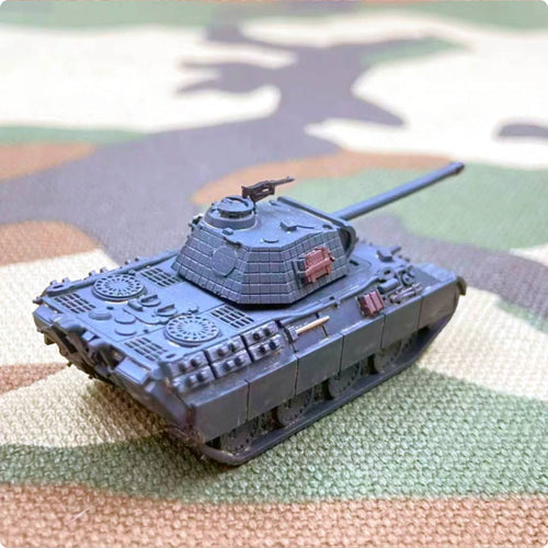 1:144 Tank Model Collectible Panther Tank Model armored vehicle Toy for Desk Display
