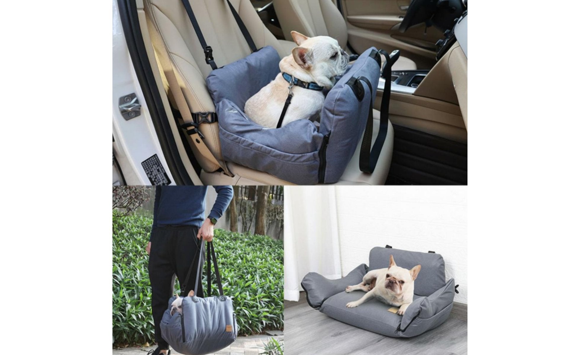 Car Pet Bed Stain Resistant Travel Pet Nest Multi Purpose for Outdoor, Dogs
