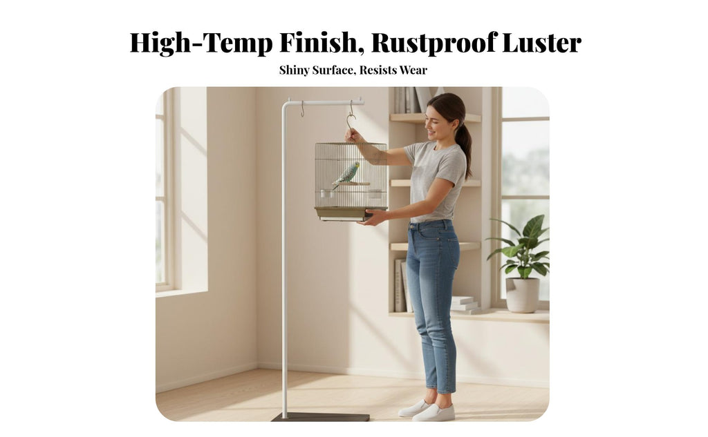 Floor-Standing enclosure Hanger Stable Base Pet Accessory Single hanger for Living Room