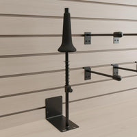 Trombone Wall Mount Padded Support Trombone Wall Hanger Metal Construction Wind Instrument Hanger for Instrumentalists