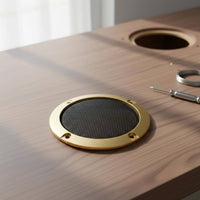 Metal Speaker Grille Dustproof Woofer Grill Cover Easy Install