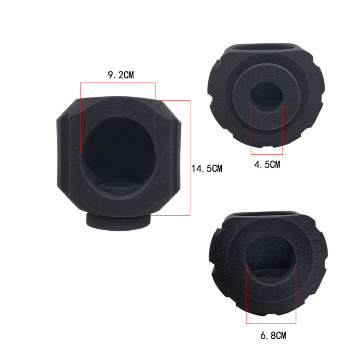 Audio Capture Device Isolation Cover Windproof Recording Accessory Lightweight