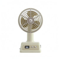 Retro Desktop Fan Adjustable Home Appliance Compact