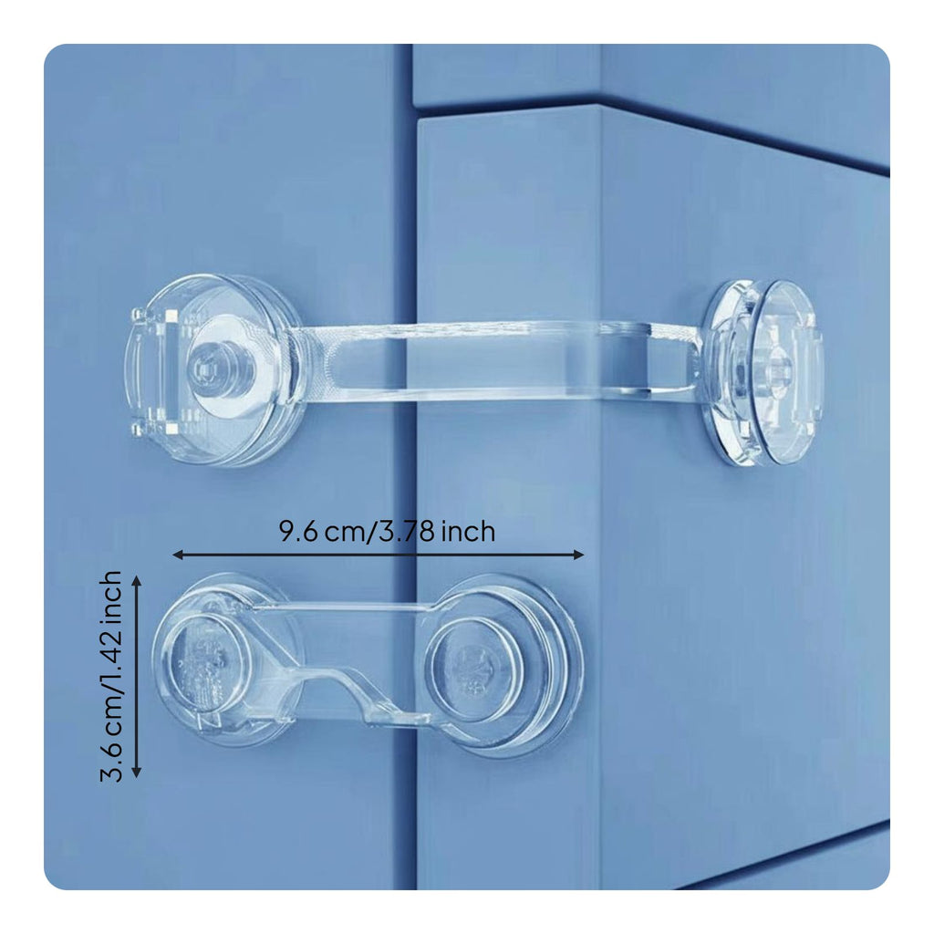 Toddler Guard Lock, Infant protected Cabinet Latch, Prevents Opening, Easy Installation, Multi-Purpose Drawer Lock