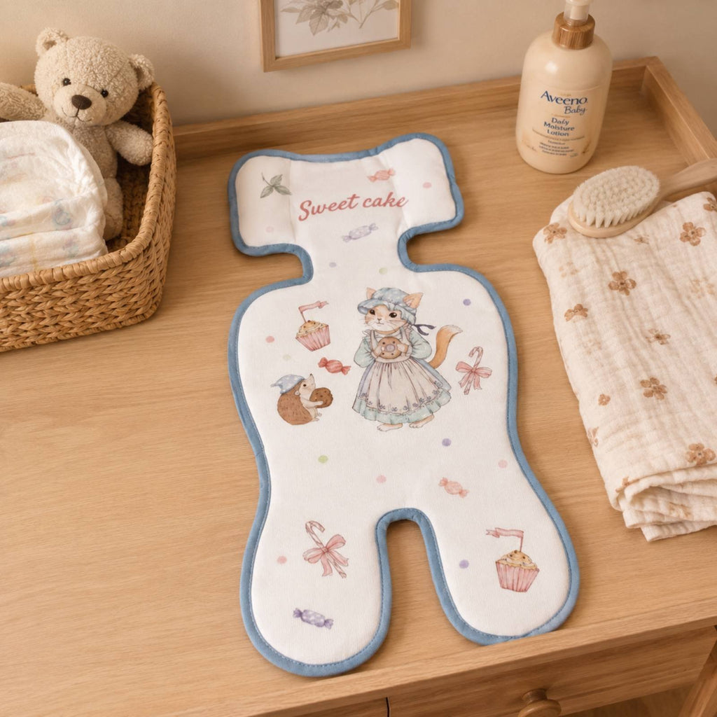 Cooling Seat Pad Breathable Stroller Mat Multi-Use for Travel, Babies