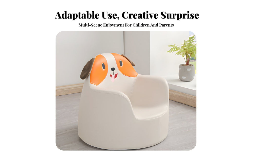 CreatureShaped Armchair Soft and snug Character-Themed Floor Chair Supportive Backrest Lightweight for Infants, Parents