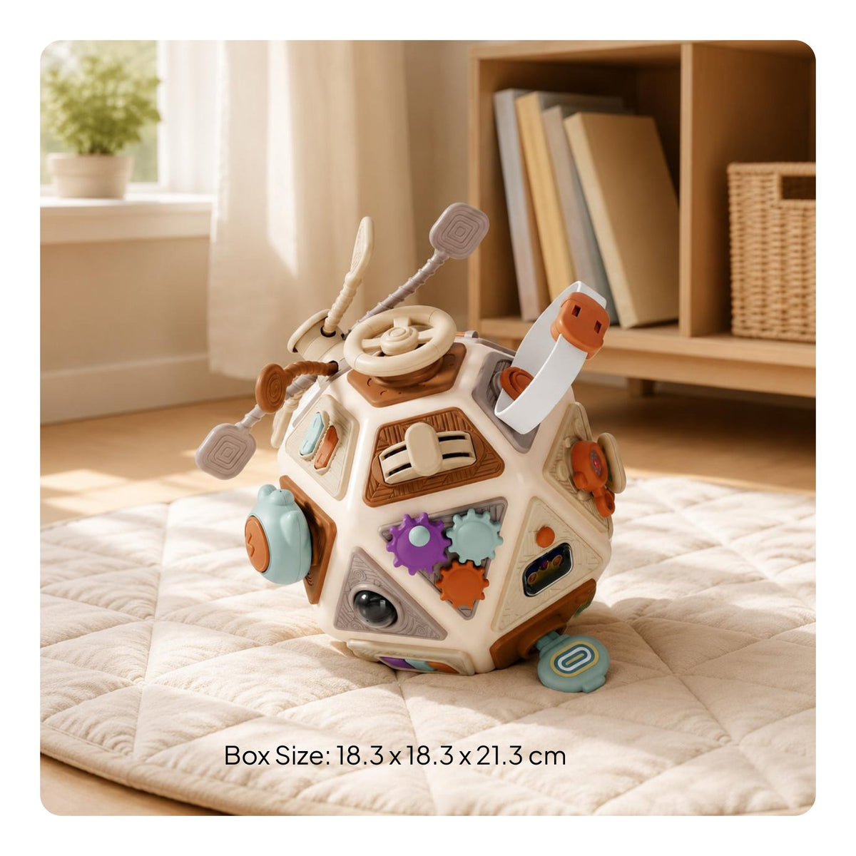 22-Sided Activity Ball Easy to Clean Educational Learning Toy Long-Lasting
