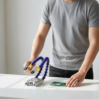 Third Hand Soldering Stand Insulated Sleeves Helping Hands Sturdy for Hobbyists
