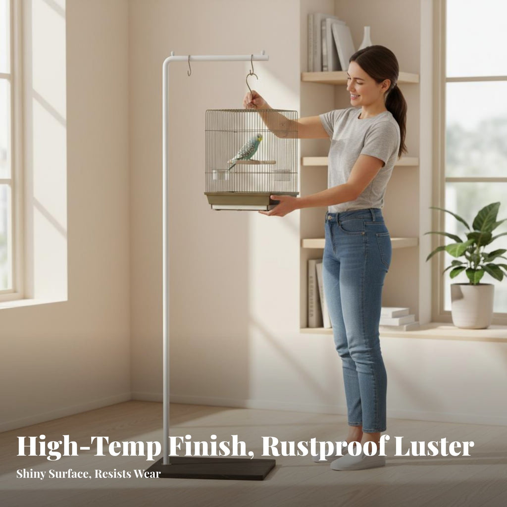 Floor-Standing enclosure Hanger Stable Base Pet Accessory Single hanger for Living Room