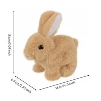 Realistic Rabbit Stuffed Soft and Soft Battery Operated Realistic Rabbit
