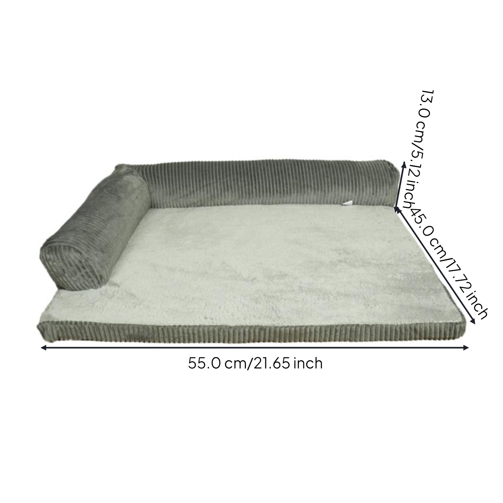 Removable Dog Sofa Bed, Non-Slip Comfort Mat Easy to Clean
