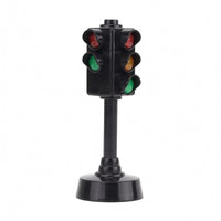 Mini Traffic Light Plastic Learning Playset Pretend Play for Children