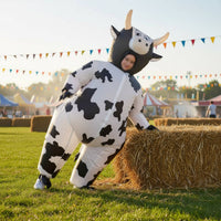 Inflatable Cow Costume Funny Cow Inflatable Suit Full-Body for Stage Performance