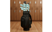 9 Pieces Golf Iron Headcover Set Soft Lined Numbered Iron Covers for Golfers