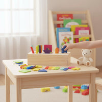 3-in-1 Educational Toy Box Develops Fine Movement Skills Child-Centered Sorting