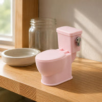 Dollhouse Toilet Realistic Design Miniature Toilet Lightweight