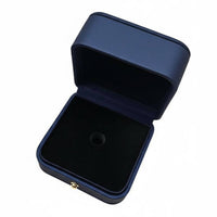 PU Leather Pin Box Elegant Design Commemorative Numismatic Display Case Secure Clasp Brooch Storage Box for Gift