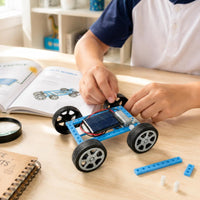Solar Powered Car Assembly Kit Educational DIY Solar Vehicle Easy to Assemble