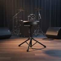 Round Drum Throne Stable Base Adjustable Drum Throne Foldable for Stage, Studio