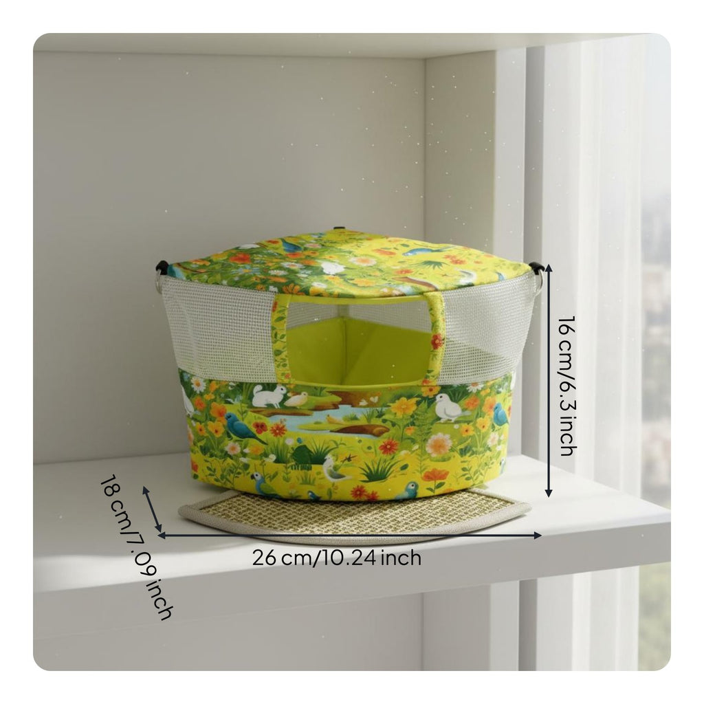Summer Bird House Cooling Design Hanging Bird Tent Provides Security