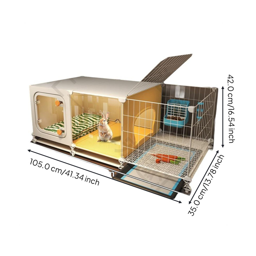 Leakproof guinea pig hutch