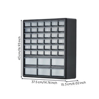 Parts Storage Cabinet Parts Organizer Box Drawer Organizer Cabinet Translucent Drawers for Workshop