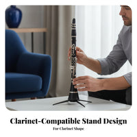 Easy to Store Compact Collapsible Clarinet Stand Folding Clarinet Stand