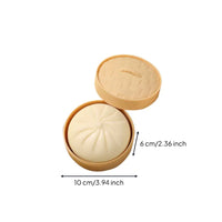 144 Pieces Squishy Bun Stress Toy Cute Food Shape Steamed Bun Squishy Sensory