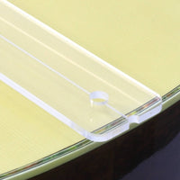 Guitar Center Line Ruler Accurate Measurement Guitar Center Line Gauge Transparent Acrylic Fretboard Alignment Ruler for Luthiers, Workshop