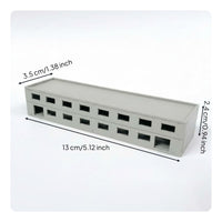 Miniature Factory Building Molded Details Plastic Factory Model Glue Included