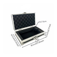 Locked Card Carrying Case Hard Shell Graded Card Slab Case Shockproof for Travel