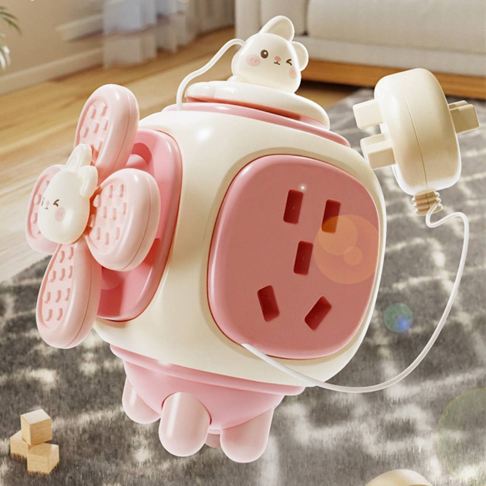Baby Sensory Cube Travel Friendly Infant Activity Cube Safe Rounded Edges