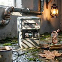 Electric Utility Cabinet Miniature 1:64 Scale Futuristic-Industrial Utility Cabinet Model Realistic Industrial Look