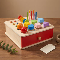 Educational Sorting Box Smooth Finish Token Insertion Toy Sensory Play