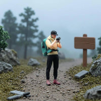 Photographer Figurine Hand Painted 1/64 Scale Figurine Fine Detail